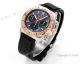 Swiss Grade Replica Breitling New Chronomat B01 42 Watch Rose Gold and Gray Rubber strap (2)_th.jpg